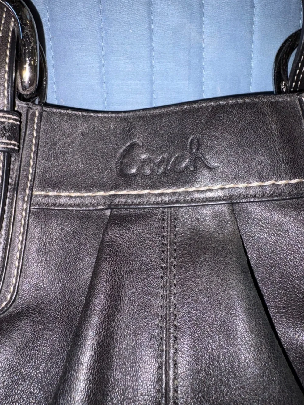 Coach Black Leather Soho Y2K bag